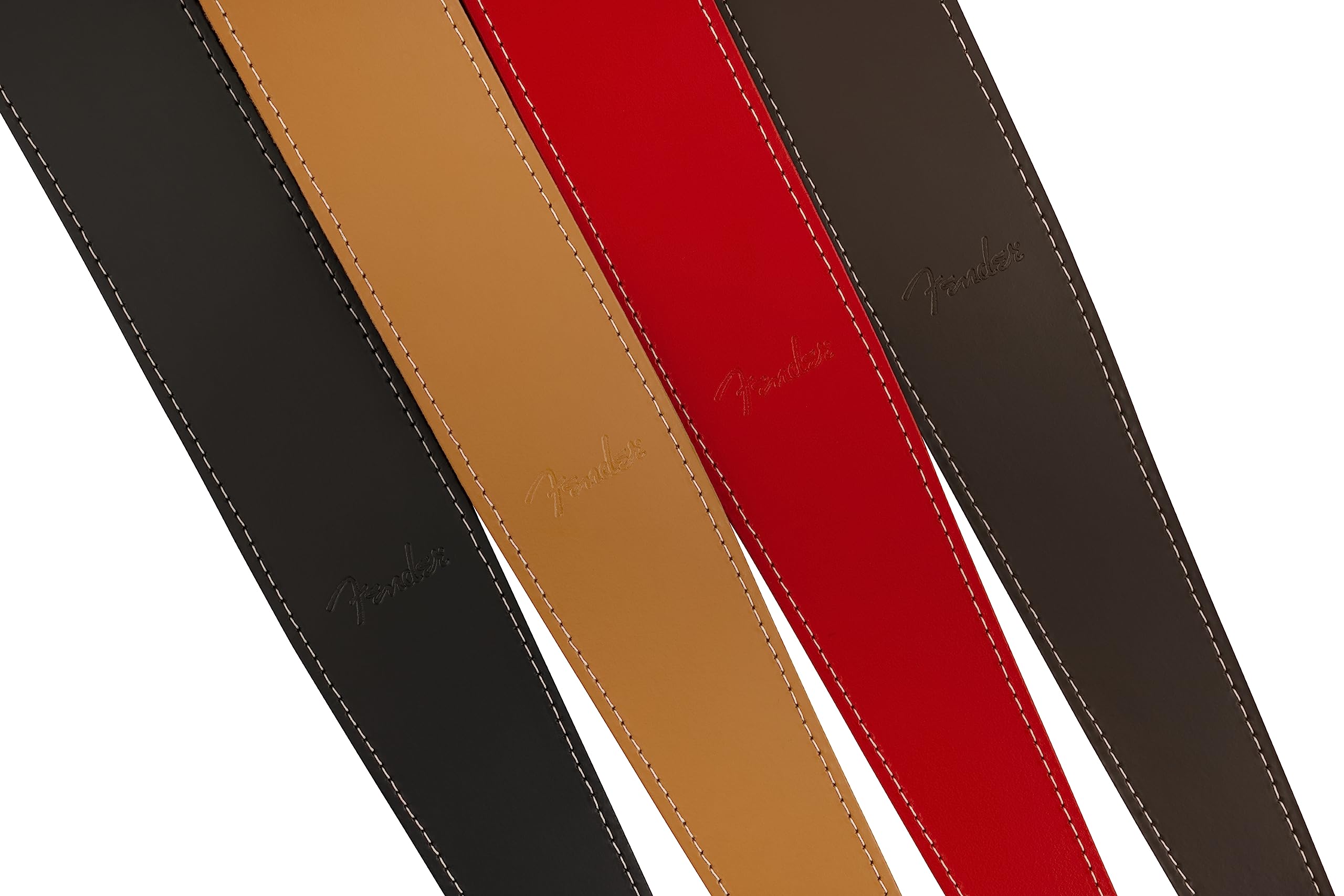 Amazon.com: Fender Essentials Economy Leather Guitar Strap